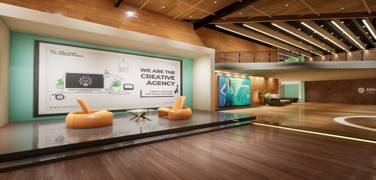 TALK SHOW SR10 | Unreal Engine Corporate Virtual Set-3