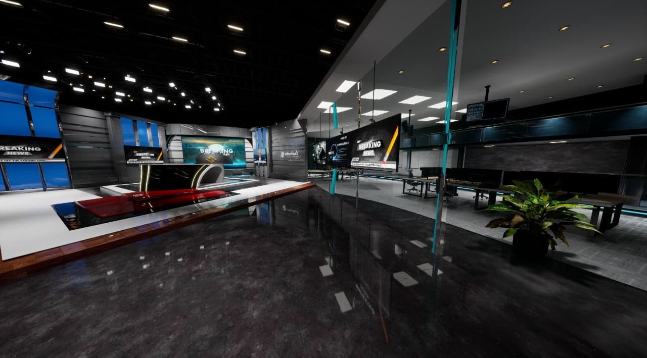 NEWSROOM JK1 | | Unreal Engine Corporate Virtual Set-5