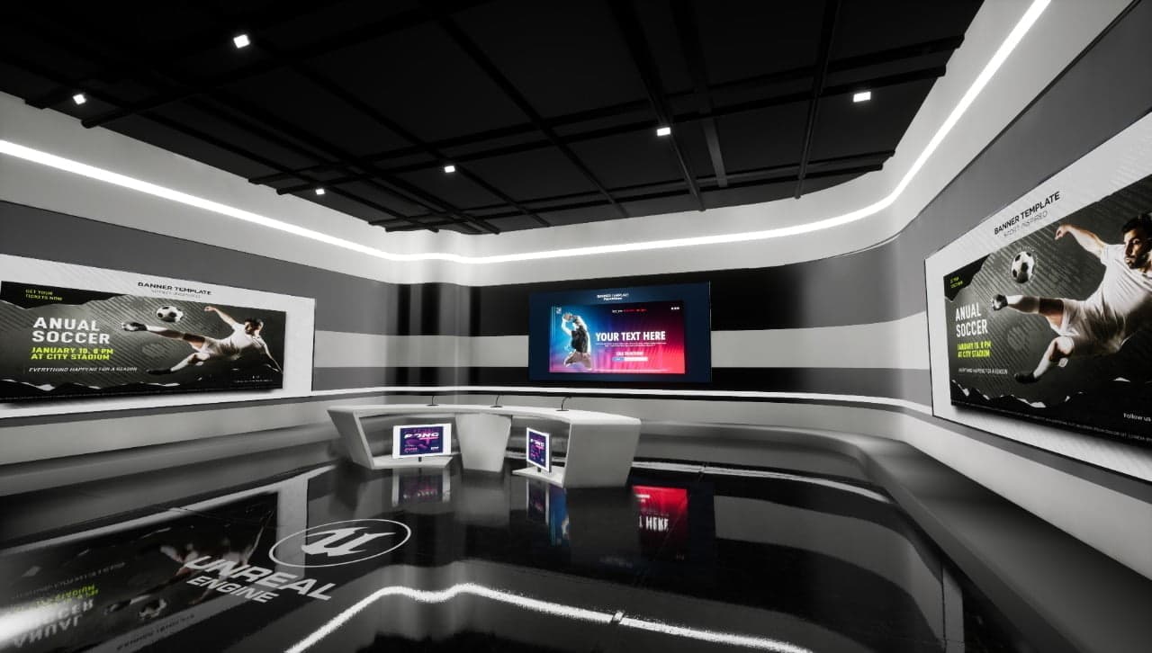 TALKSHOW FTL7 | Unreal Engine Virtual Set-5