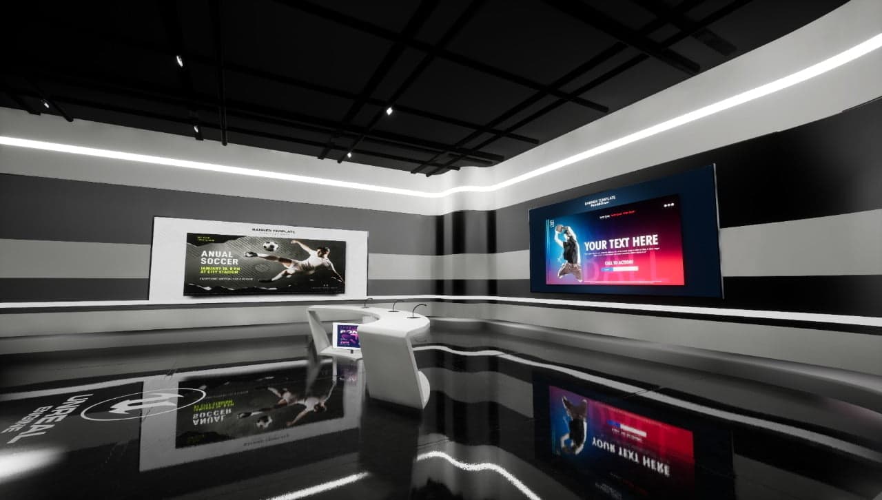 TALKSHOW FTL7 | Unreal Engine Virtual Set-6