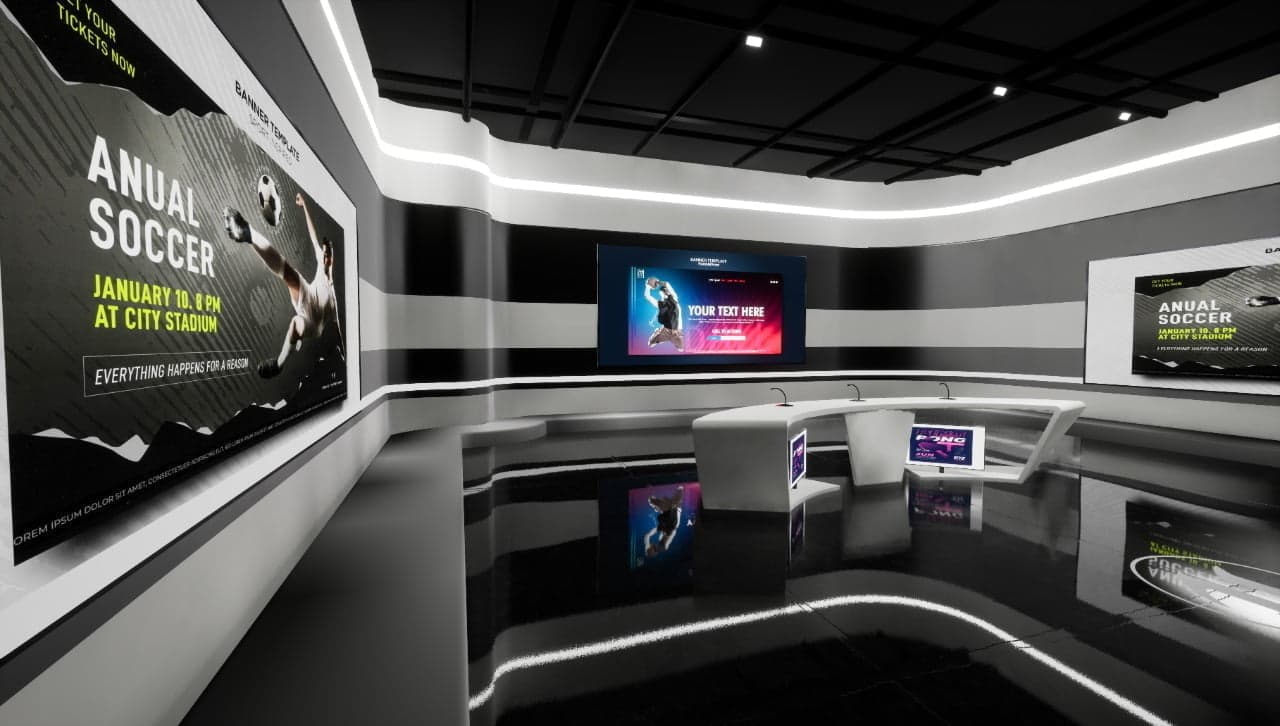 TALKSHOW FTL7 | Unreal Engine Virtual Set-4