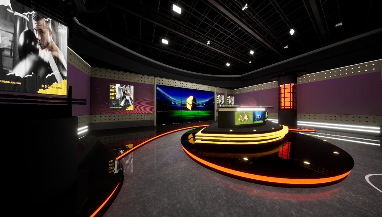 TALKSHOW PQZ1 | Unreal Engine Virtual Set-5