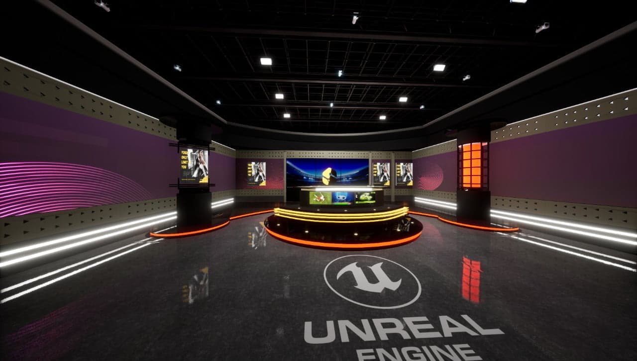 TALKSHOW PQZ1 | Unreal Engine Virtual Set-3