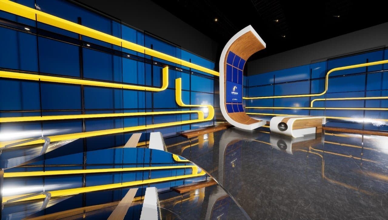 TALKSHOW YB1 | Unreal Engine Virtual Set-4