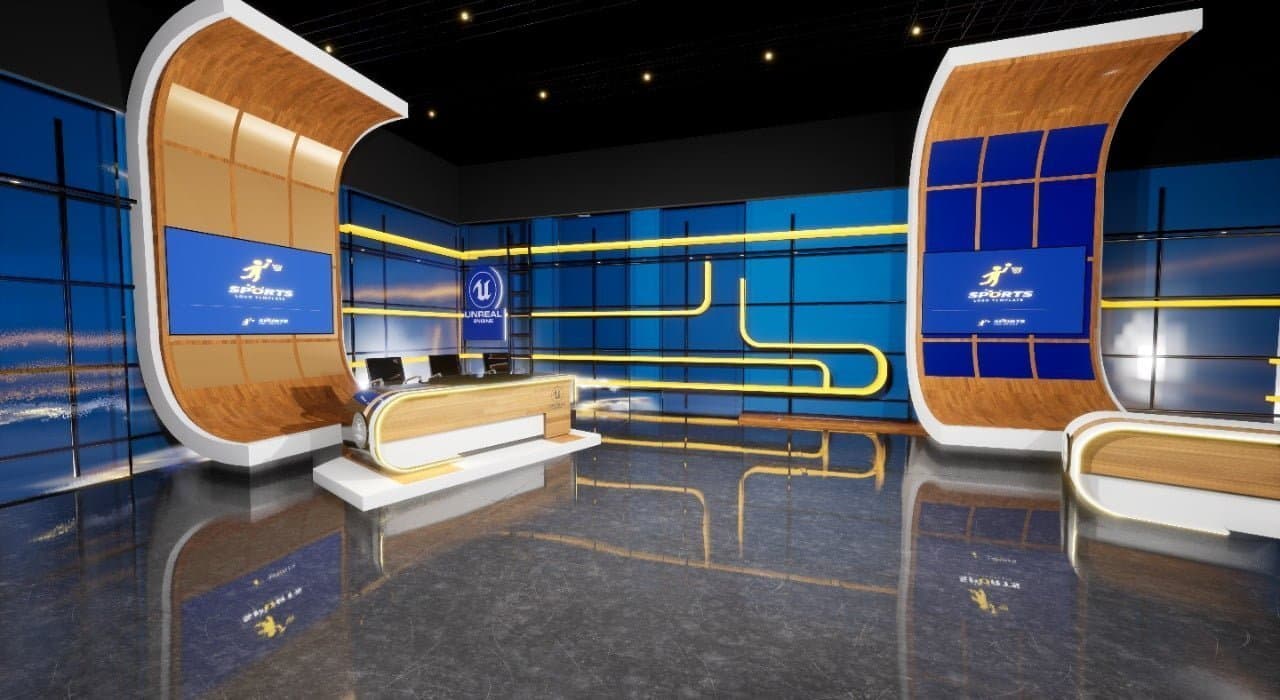 TALKSHOW YB1 | Unreal Engine Virtual Set-7