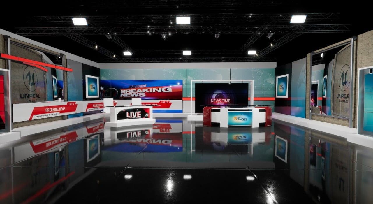 NEWSROOM 18 | Unreal Engine Virtual Set-8