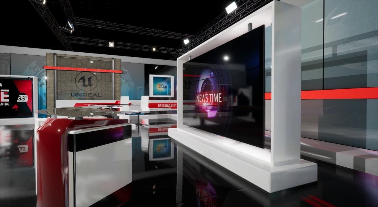 NEWSROOM 18 | Unreal Engine Virtual Set-4
