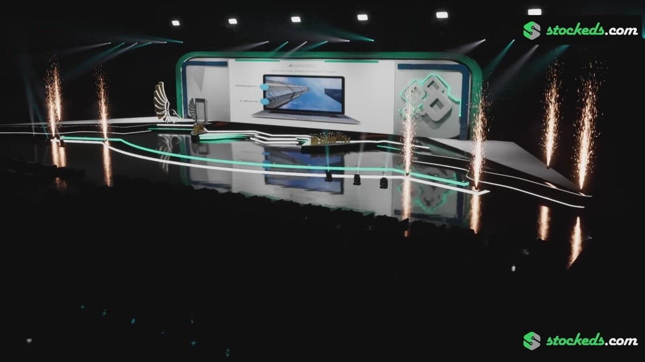 STAGE EG1 | DMX Pyro | Unreal Engine Corporate Virtual Set