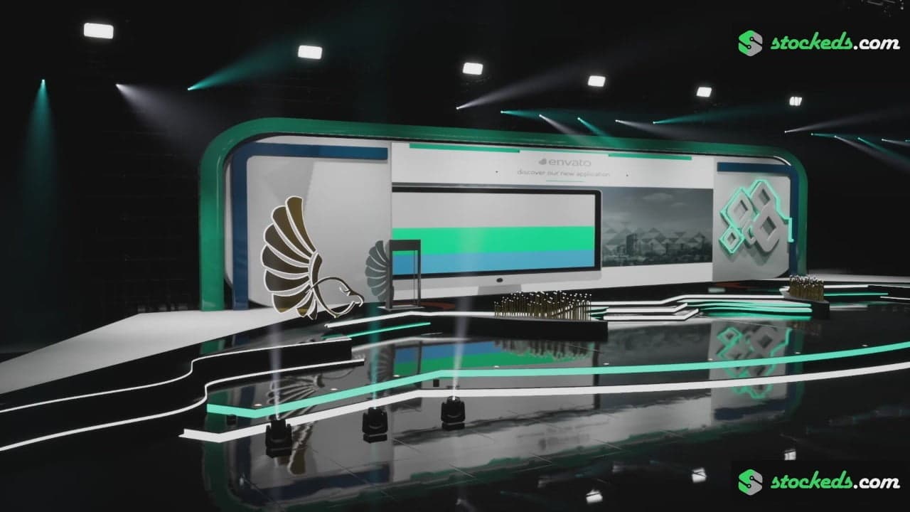 STAGE EG1 | DMX Pyro | Unreal Engine Corporate Virtual Set-3