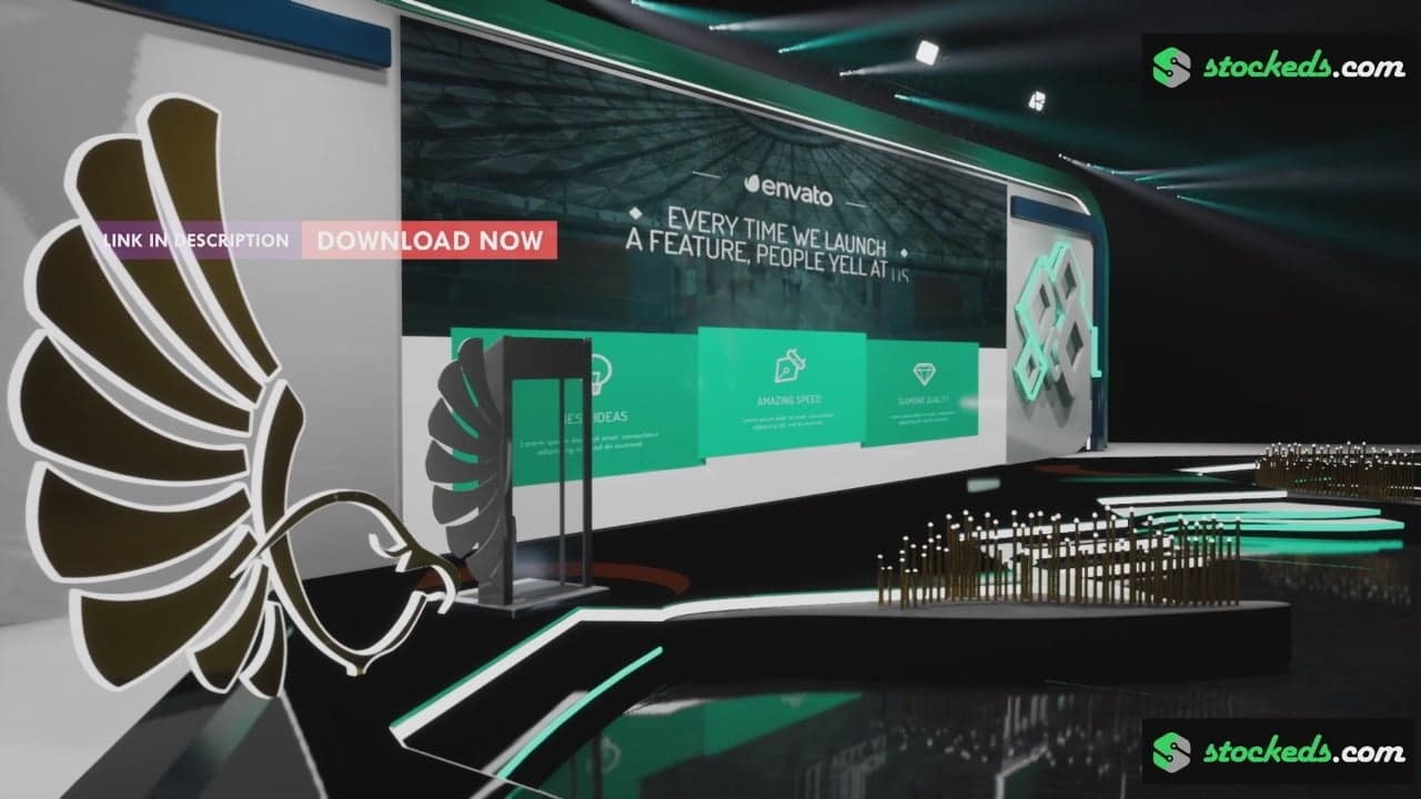 STAGE EG1 | DMX Pyro | Unreal Engine Corporate Virtual Set-4