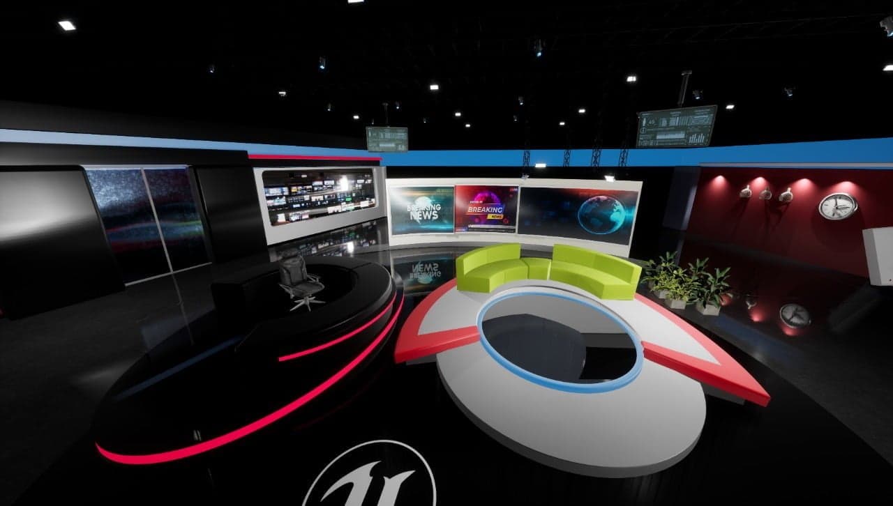 TALKSHOW 0TY1 | Unreal Engine Virtual Set-6