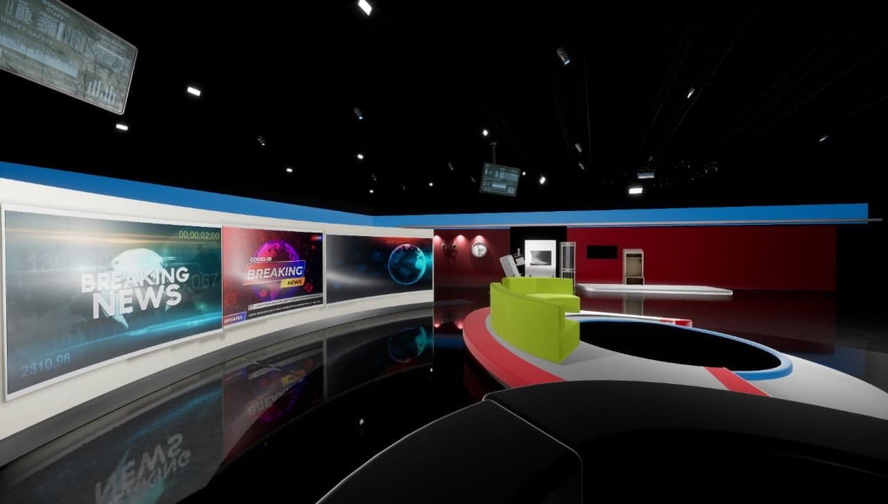 TALKSHOW 0TY1 | Unreal Engine Virtual Set