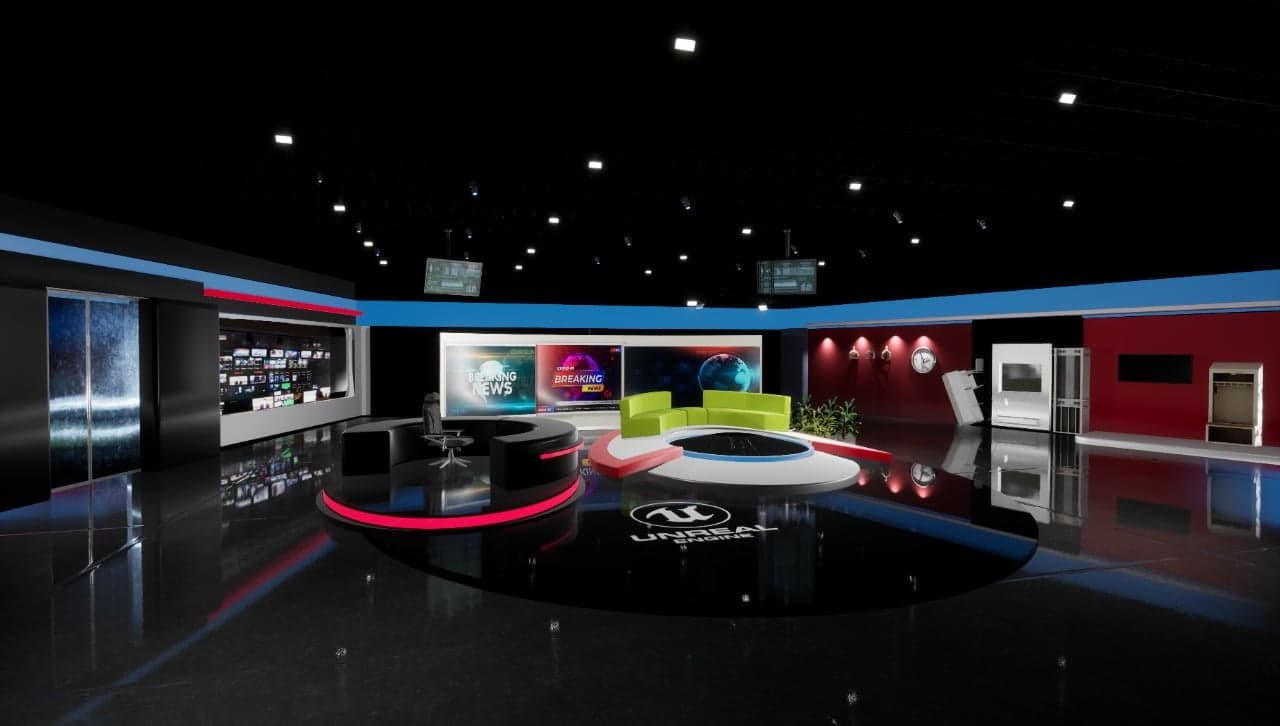 TALKSHOW 0TY1 | Unreal Engine Virtual Set-2