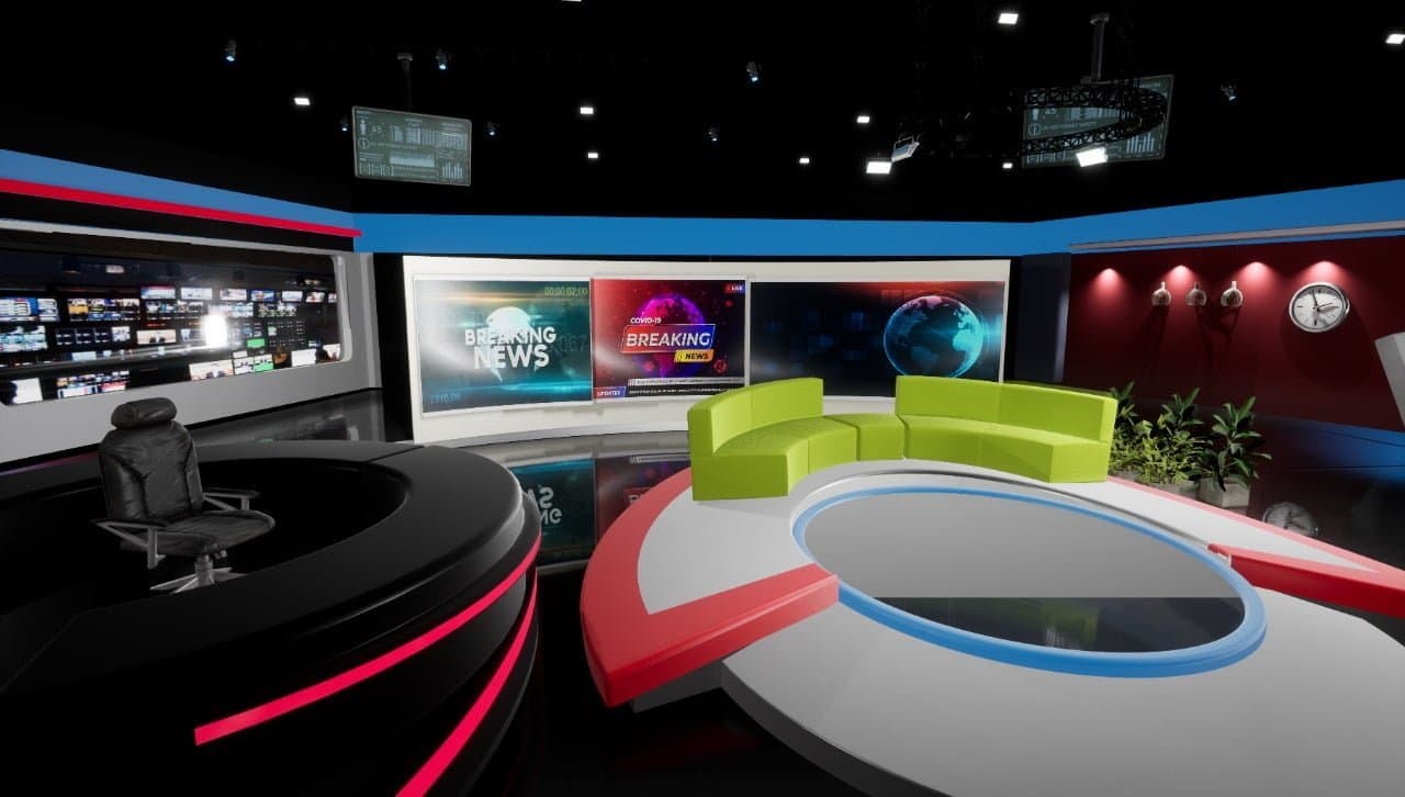 TALKSHOW 0TY1 | Unreal Engine Virtual Set-3