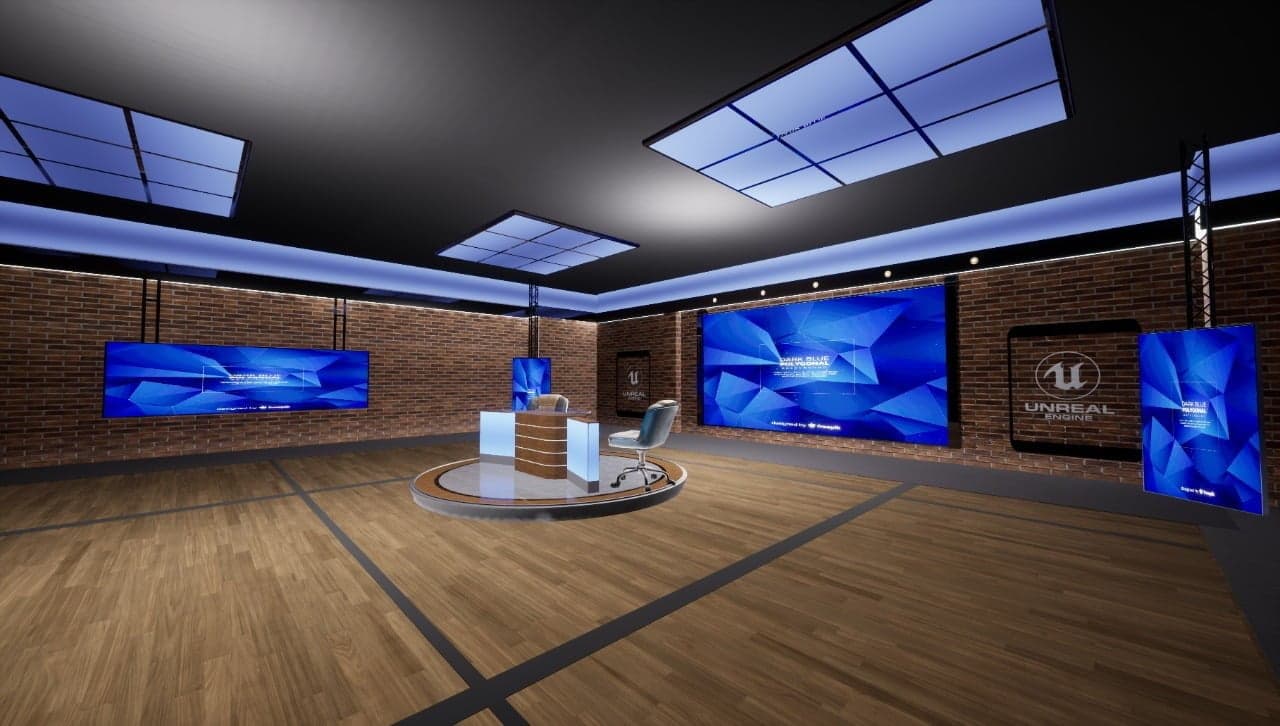 TALKSHOW M2Z1 | Unreal Engine Virtual Set-6
