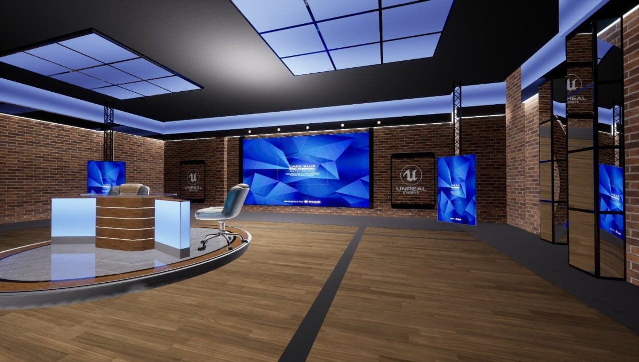 TALKSHOW M2Z1 | Unreal Engine Virtual Set