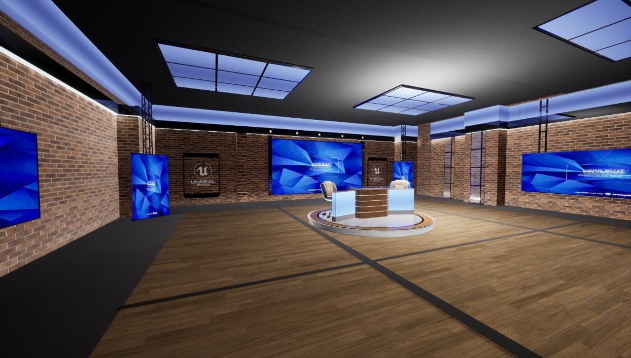 TALKSHOW M2Z1 | Unreal Engine Virtual Set-2