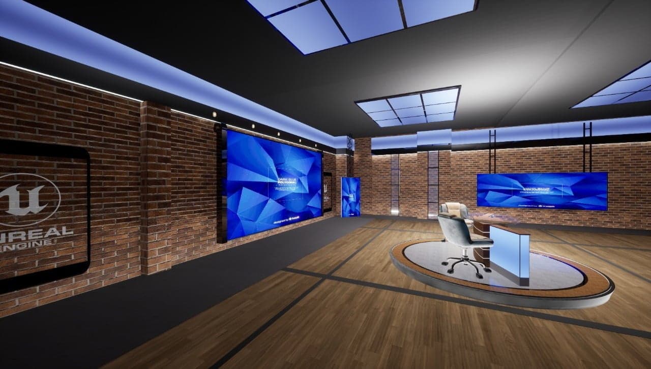 TALKSHOW M2Z1 | Unreal Engine Virtual Set-3