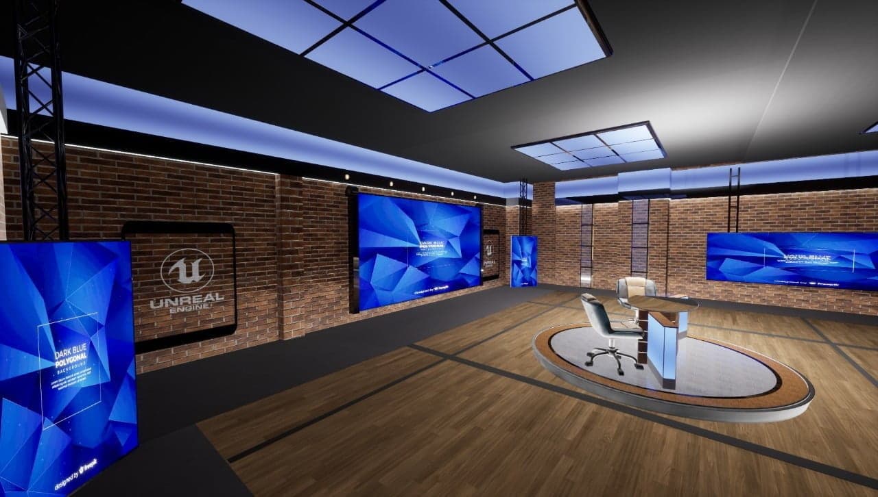 TALKSHOW M2Z1 | Unreal Engine Virtual Set-4