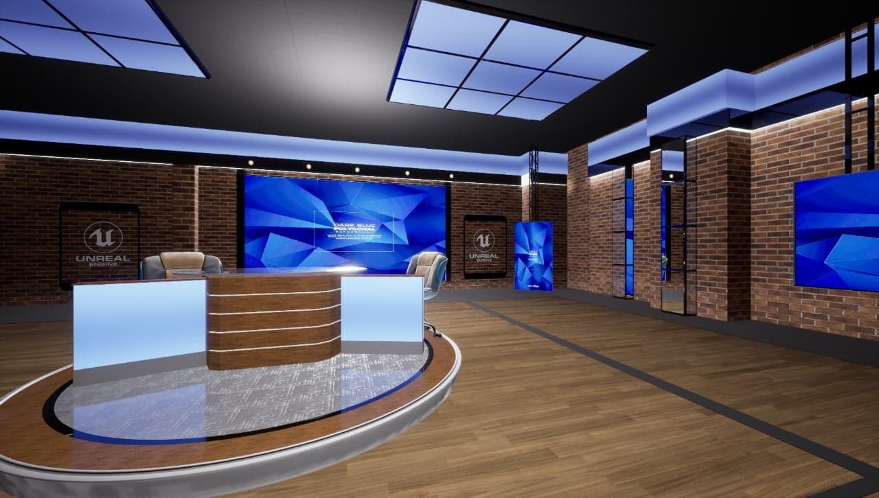 TALKSHOW M2Z1 | Unreal Engine Virtual Set-5