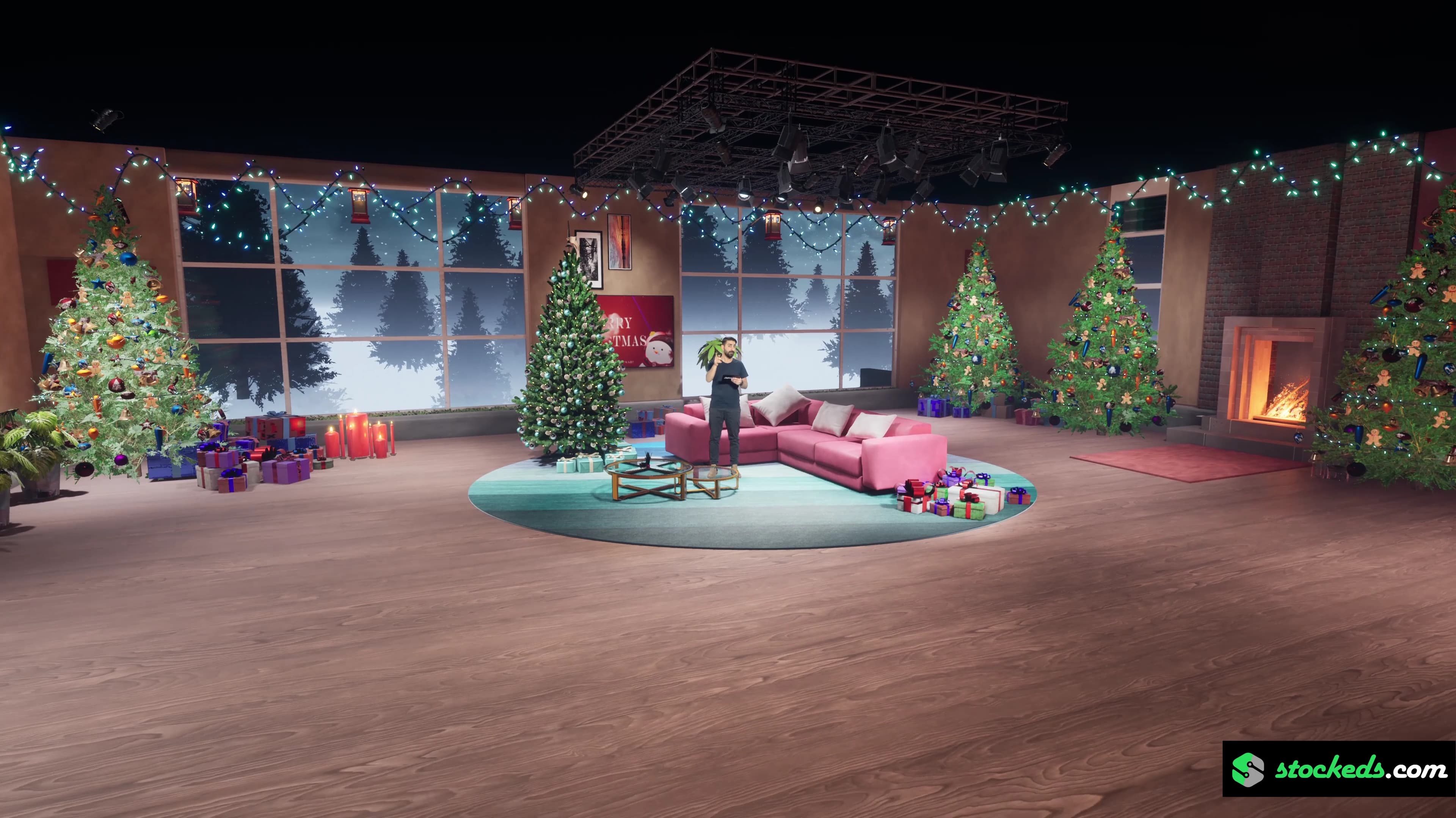 CHRISTMAS TALKSHOW XX66 | Unreal Engine Corporate Virtual Set-2