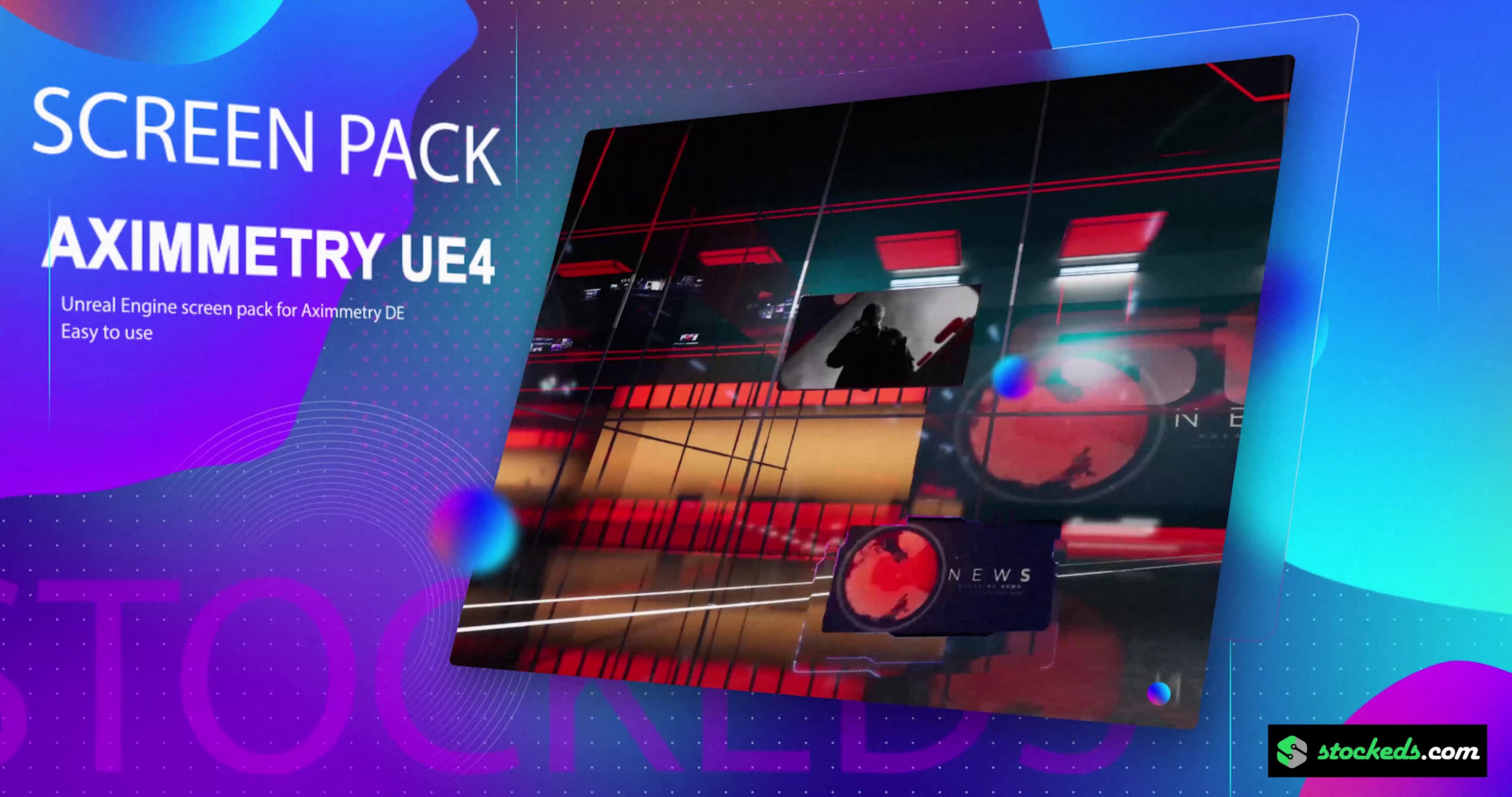 SCREEN PACK PLUGIN | Unreal Engine  Integrated With Aximmetry-7