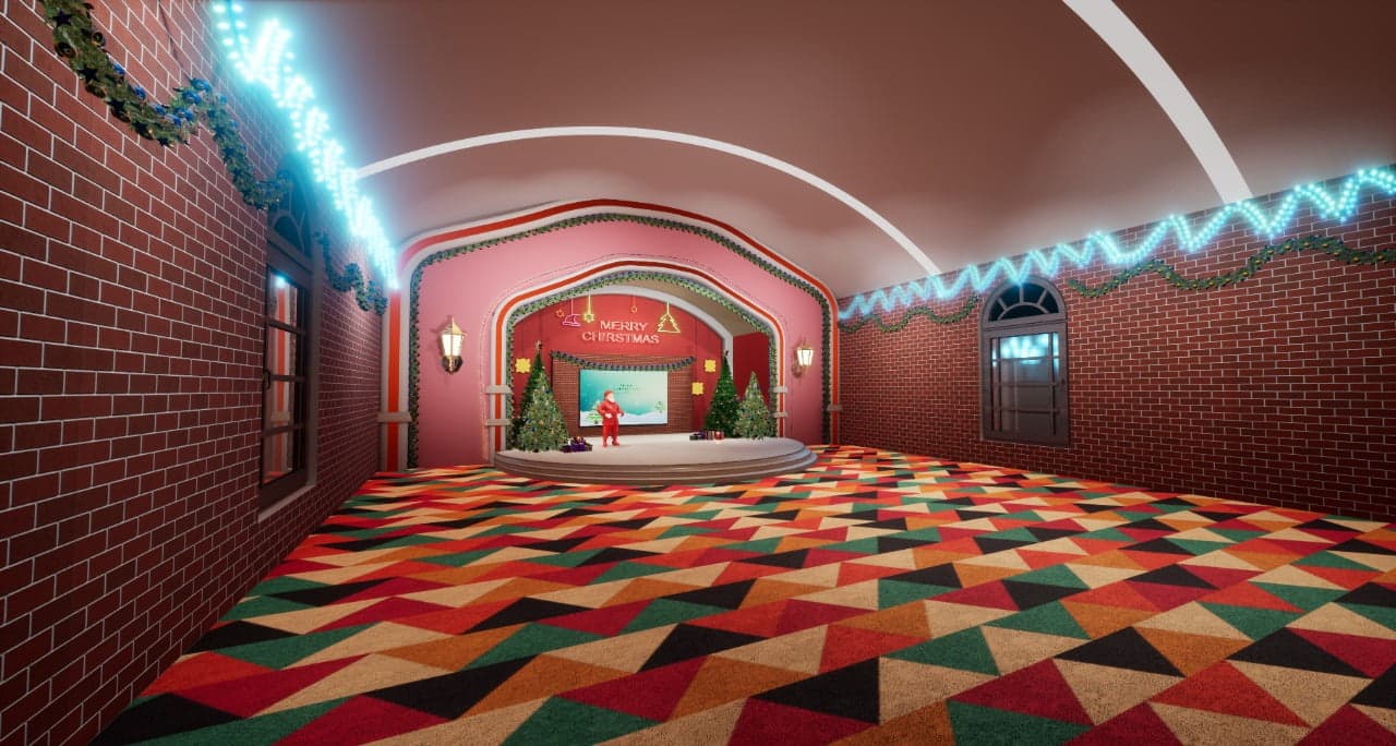 CHRISTMAS TALKSHOW TXE4 | Unreal Engine Virtual Set-3