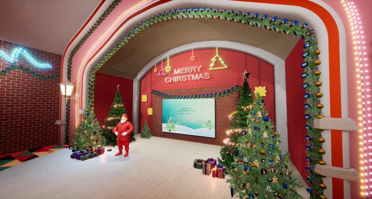CHRISTMAS TALKSHOW TXE4 | Unreal Engine Virtual Set-6
