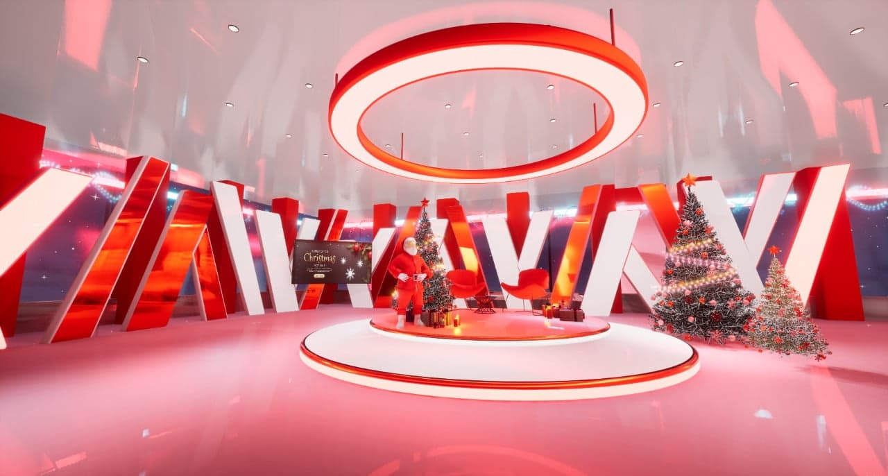 CHRISTMAS TALKSHOW YRX3 | Unreal Engine Virtual Set