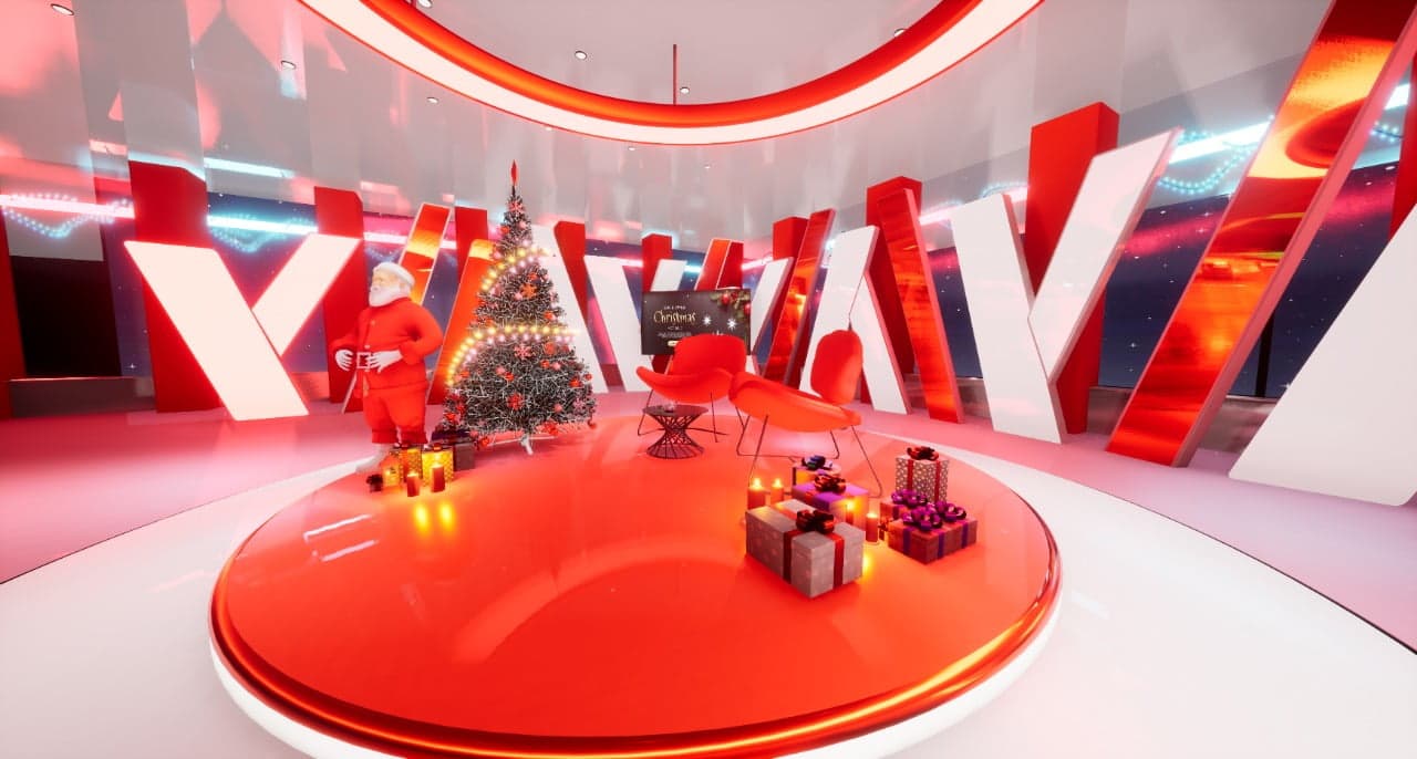 CHRISTMAS TALKSHOW YRX3 | Unreal Engine Virtual Set-5