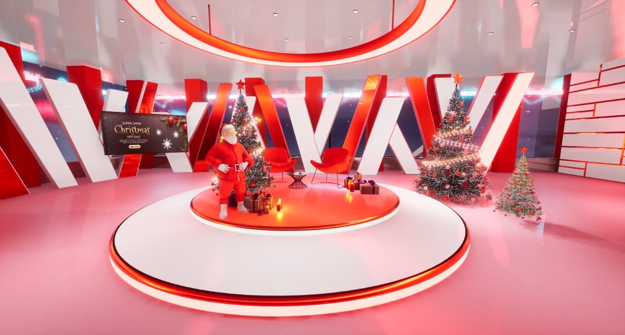 CHRISTMAS TALKSHOW YRX3 | Unreal Engine Virtual Set-7
