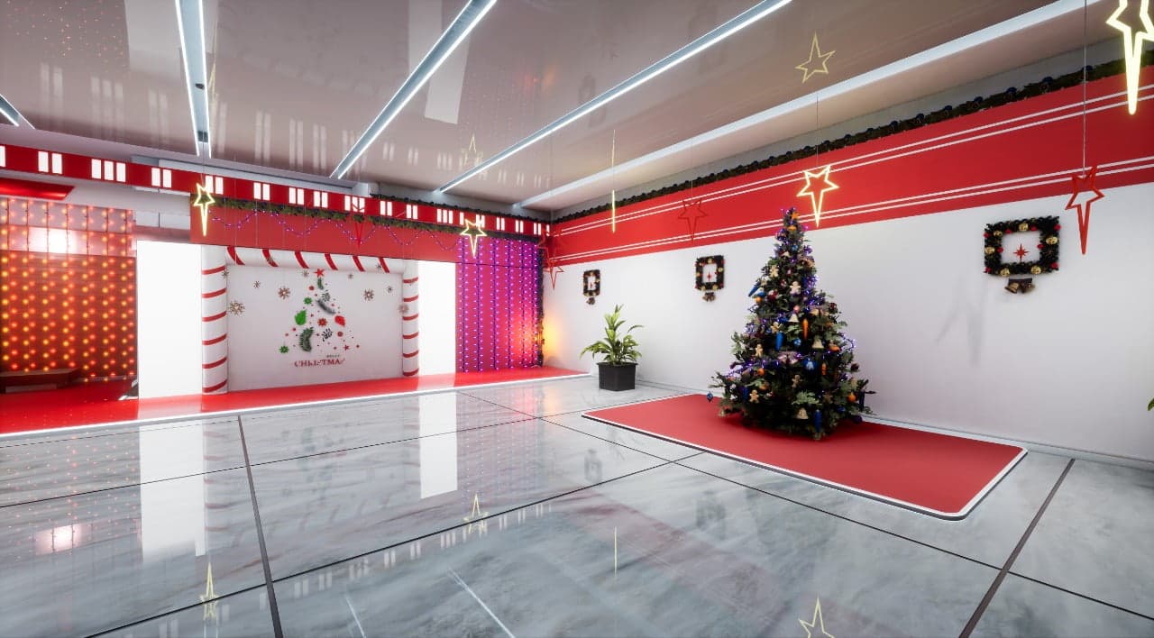 CHRISTMAS TALKSHOW ERIC | Unreal Engine Virtual Set-10