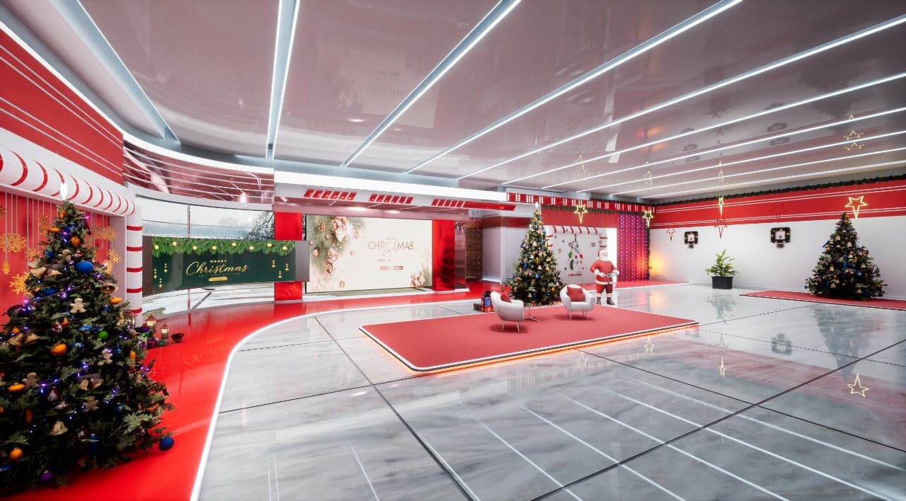 CHRISTMAS TALKSHOW ERIC | Unreal Engine Virtual Set