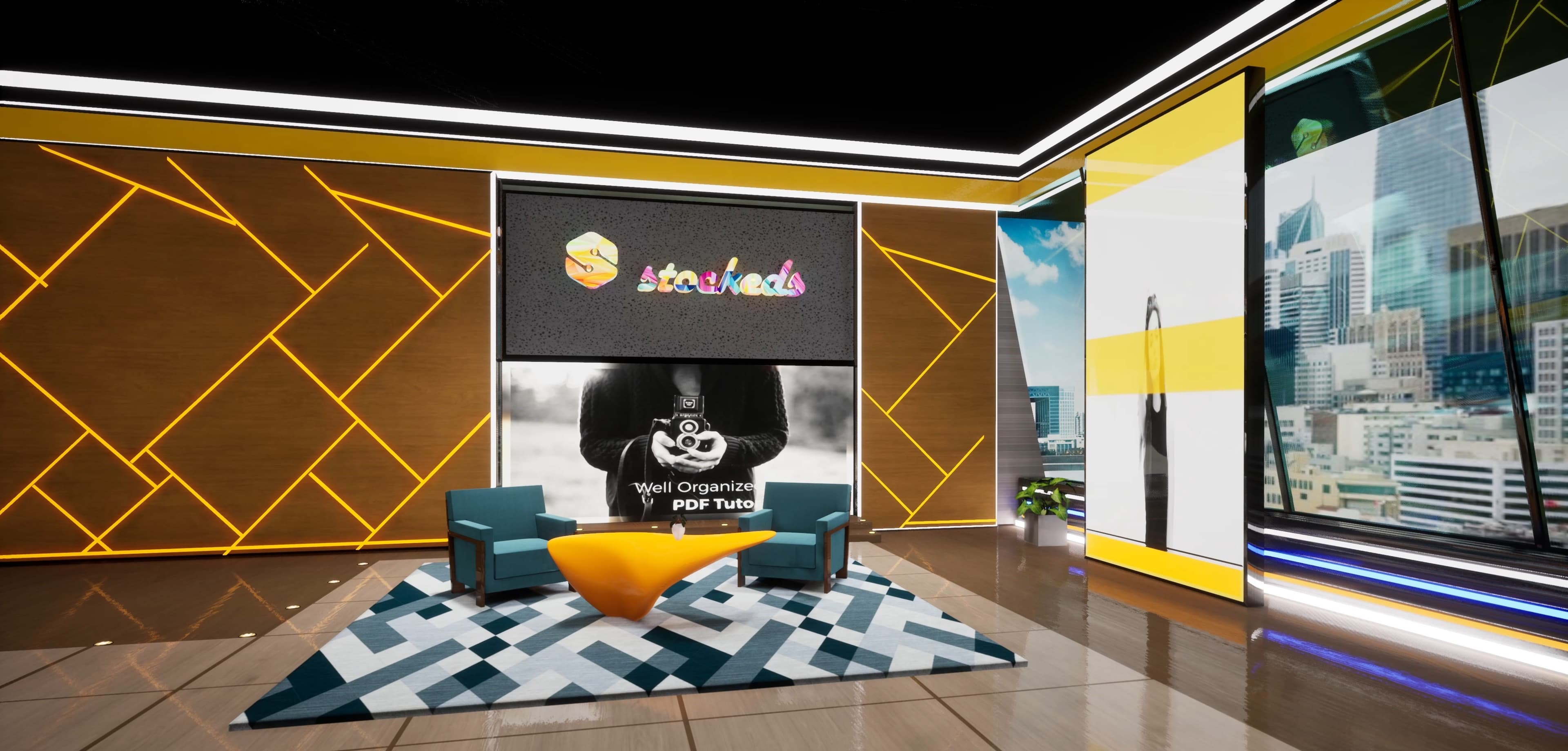 TALKSHOW SPNX | Unreal Engine Corporate Virtual Set-5