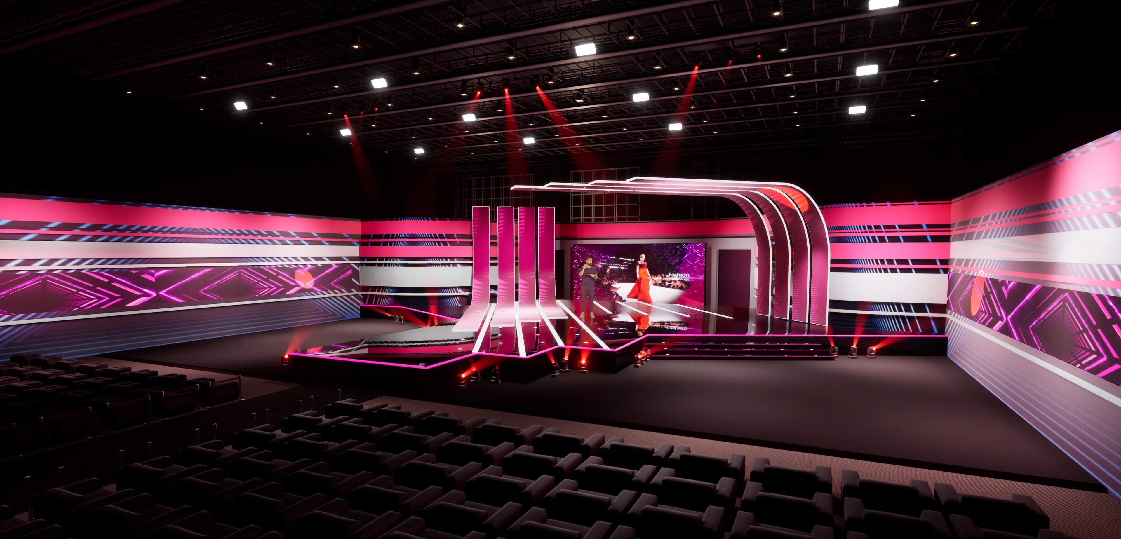 STAGE OPE7 | DMX Pyro | Unreal Engine Corporate Virtual Set-3