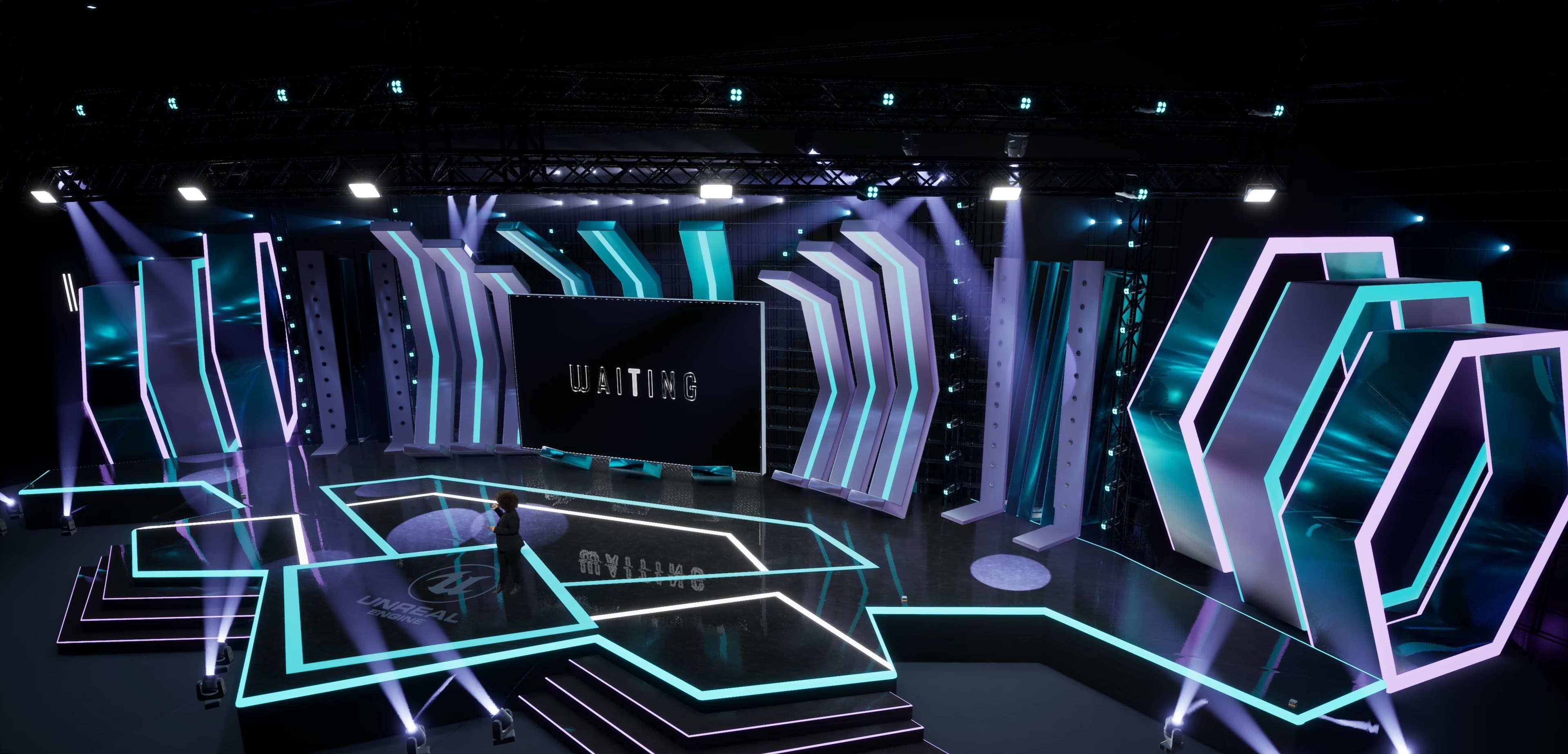 STAGE CSKD | DMX Pyro | Unreal Engine Corporate Virtual Set-6