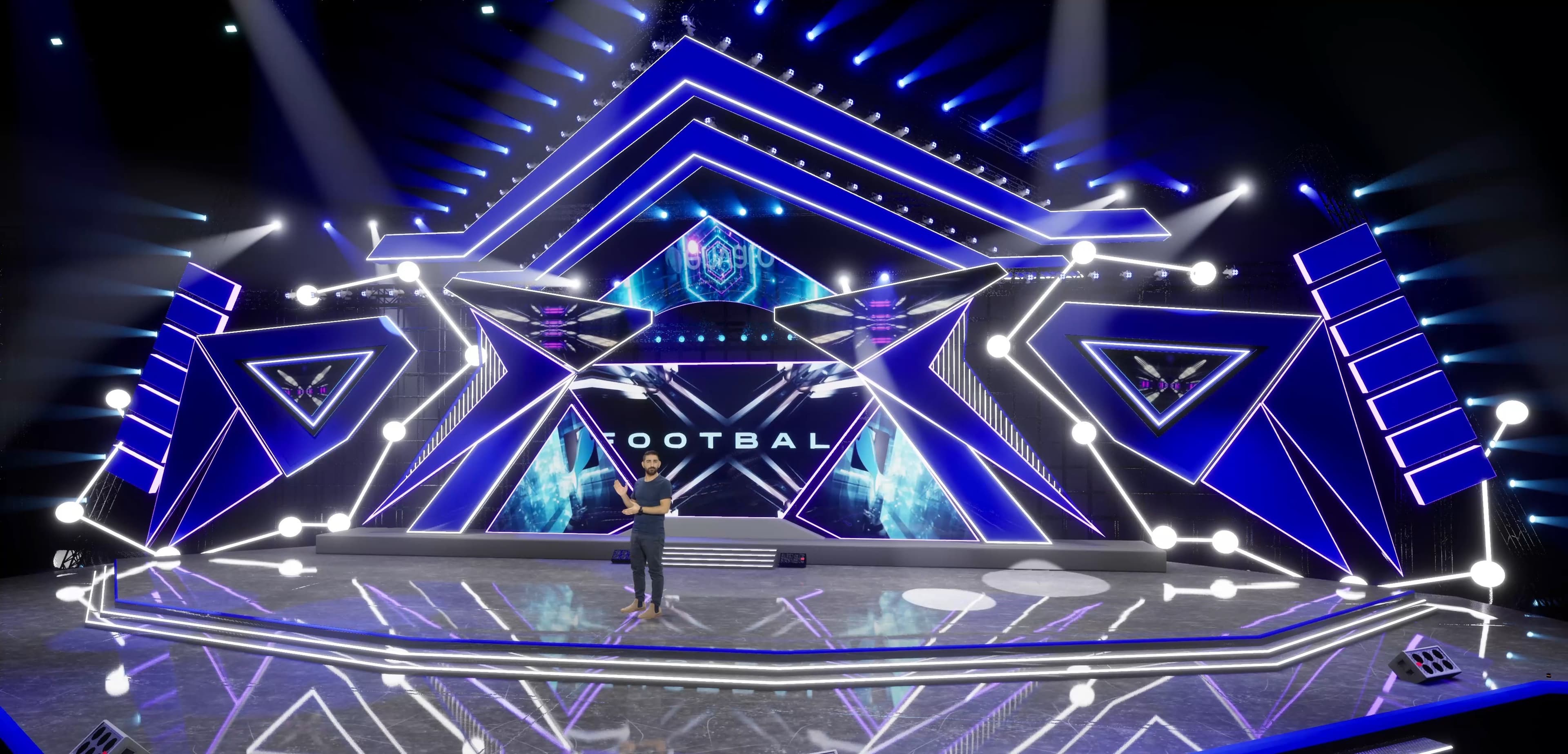 STAGE TCIA | DMX Pyro | Unreal Engine Corporate Virtual Set-9