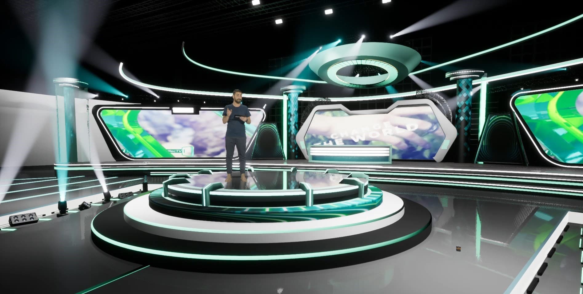 STAGE THAJ7 | DMX Pyro | Unreal Engine Corporate Virtual Set-3