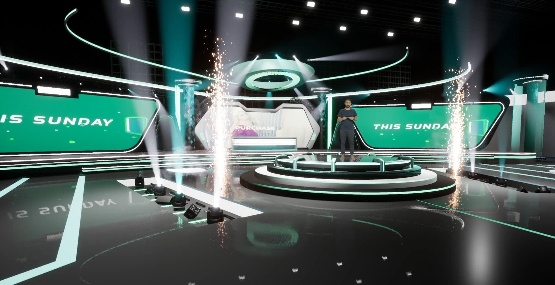 STAGE THAJ7 | DMX Pyro | Unreal Engine Corporate Virtual Set-4