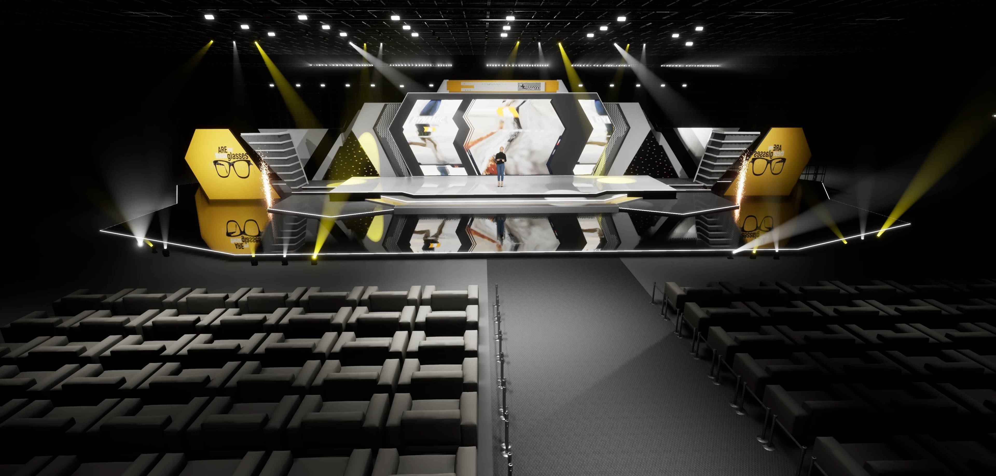 STAGE HIX9 | DMX Pyro | Unreal Engine Corporate Virtual Set-7