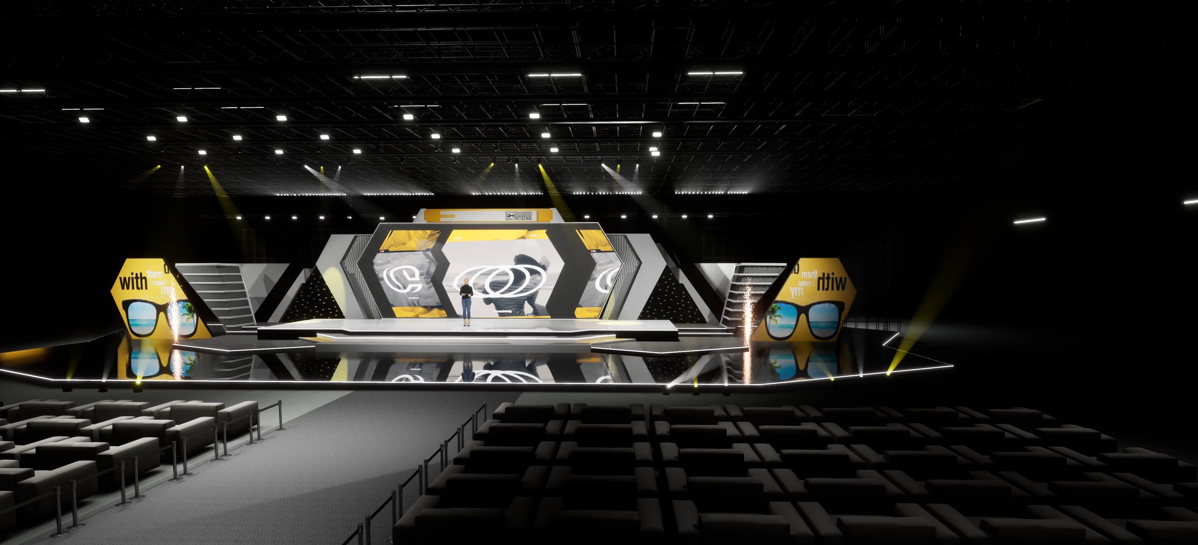 STAGE HIX9 | DMX Pyro | Unreal Engine Corporate Virtual Set-2