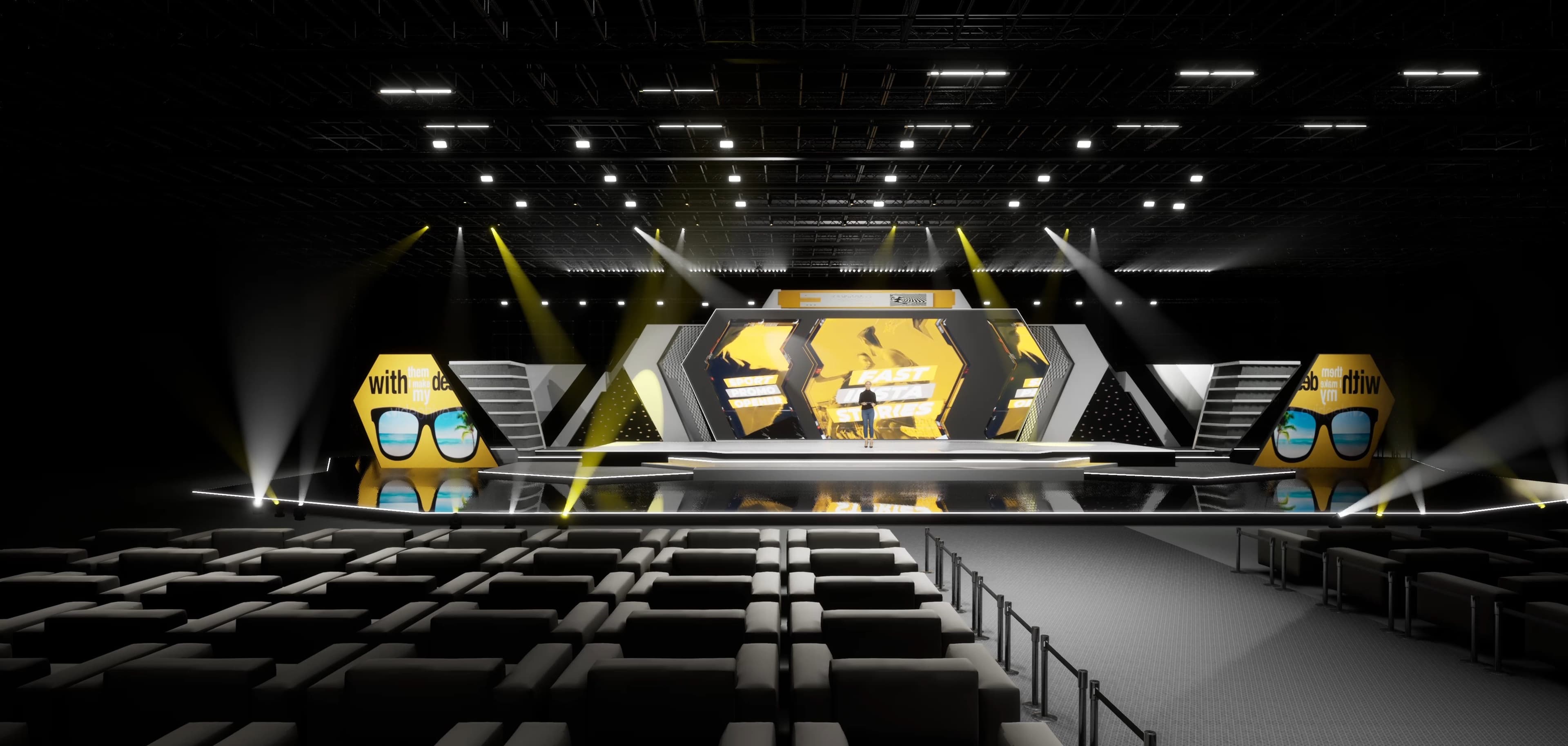 STAGE HIX9 | DMX Pyro | Unreal Engine Corporate Virtual Set-6