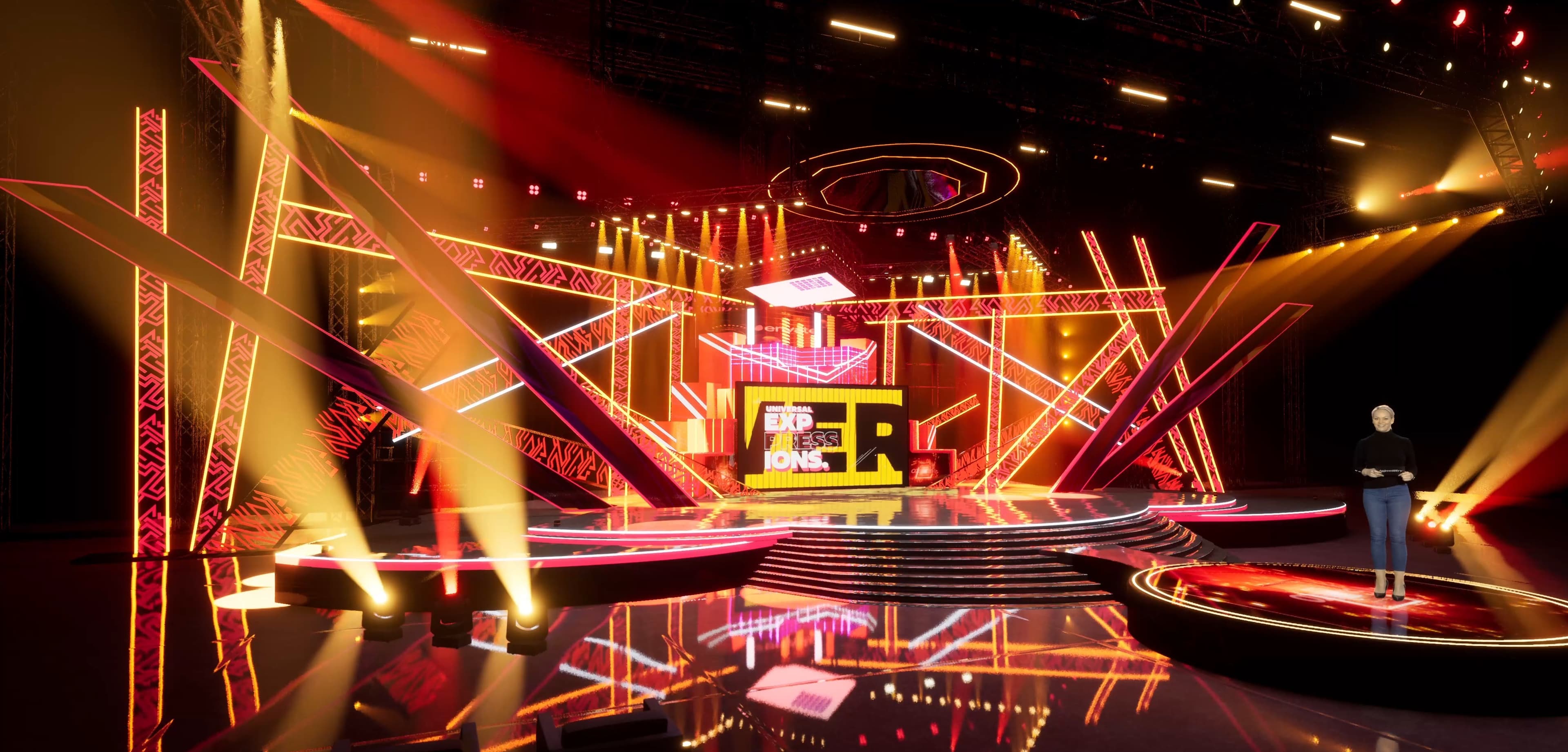 STAGE NOAV | DMX Pyro | Unreal Engine Corporate Virtual Set-4