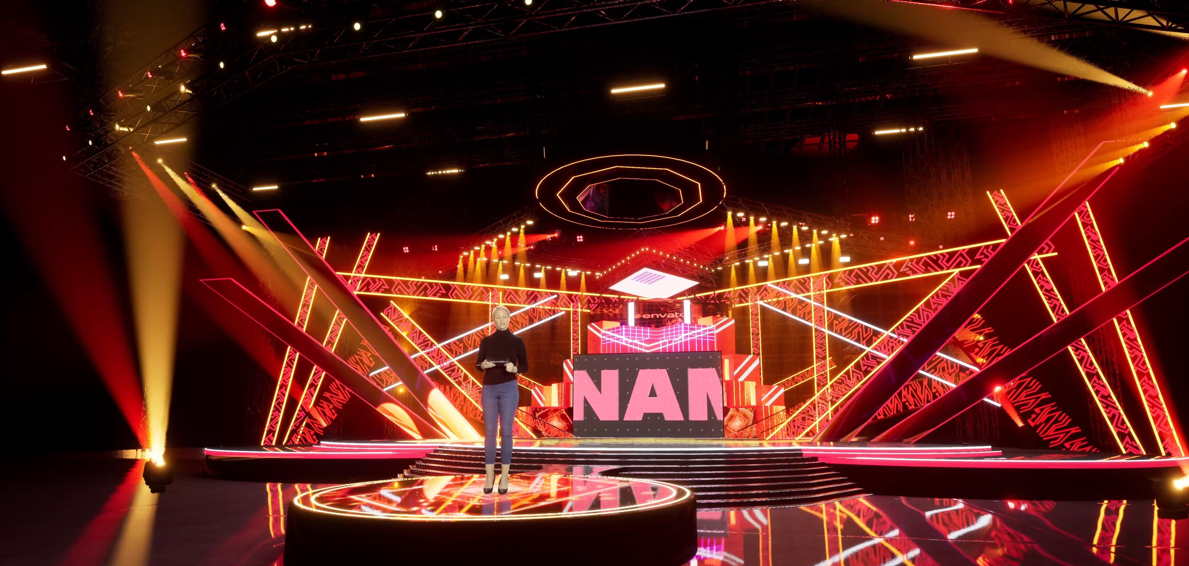 STAGE NOAV | DMX Pyro | Unreal Engine Corporate Virtual Set-8