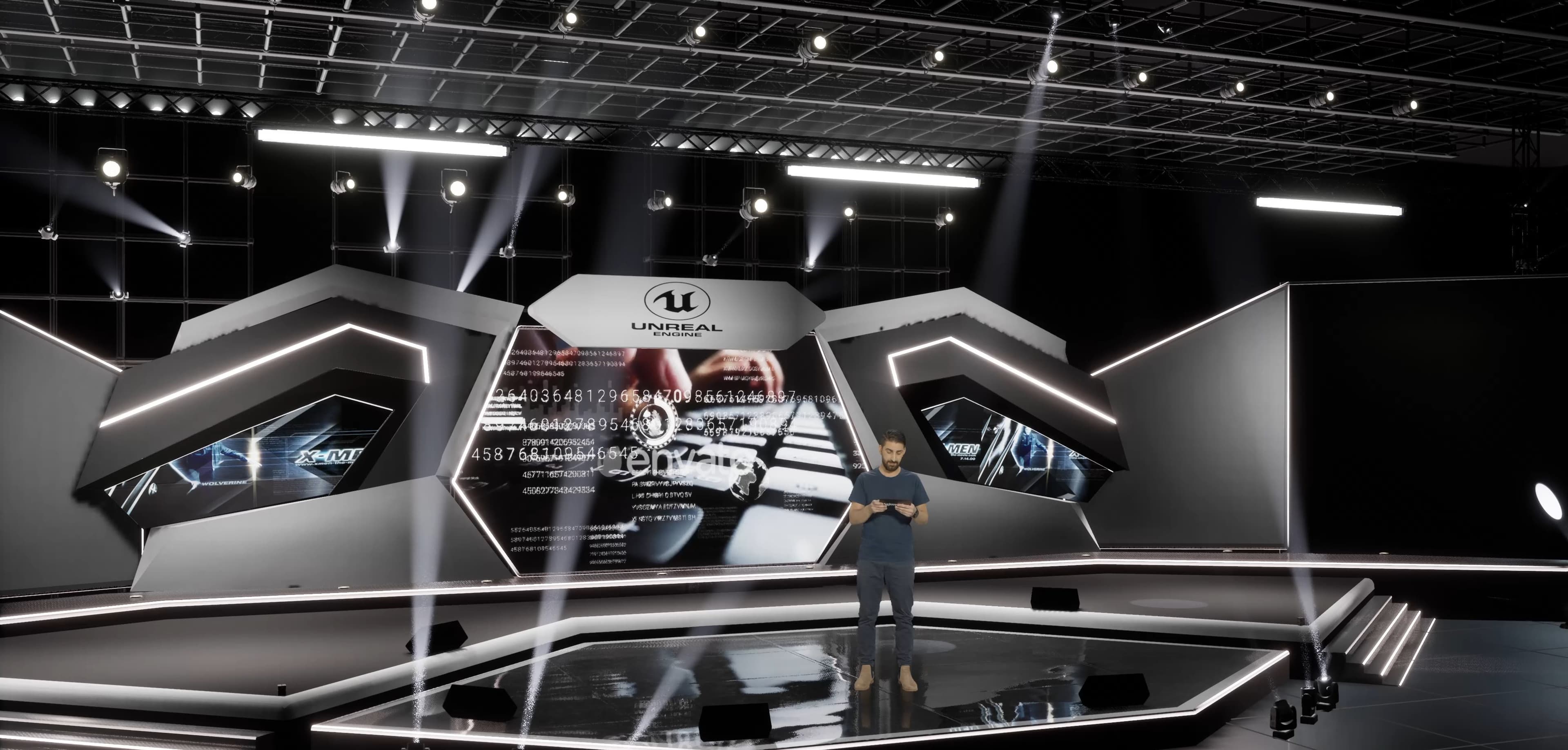 STAGE Z8IPW | DMX Pyro | Unreal Engine Corporate Virtual Set-7