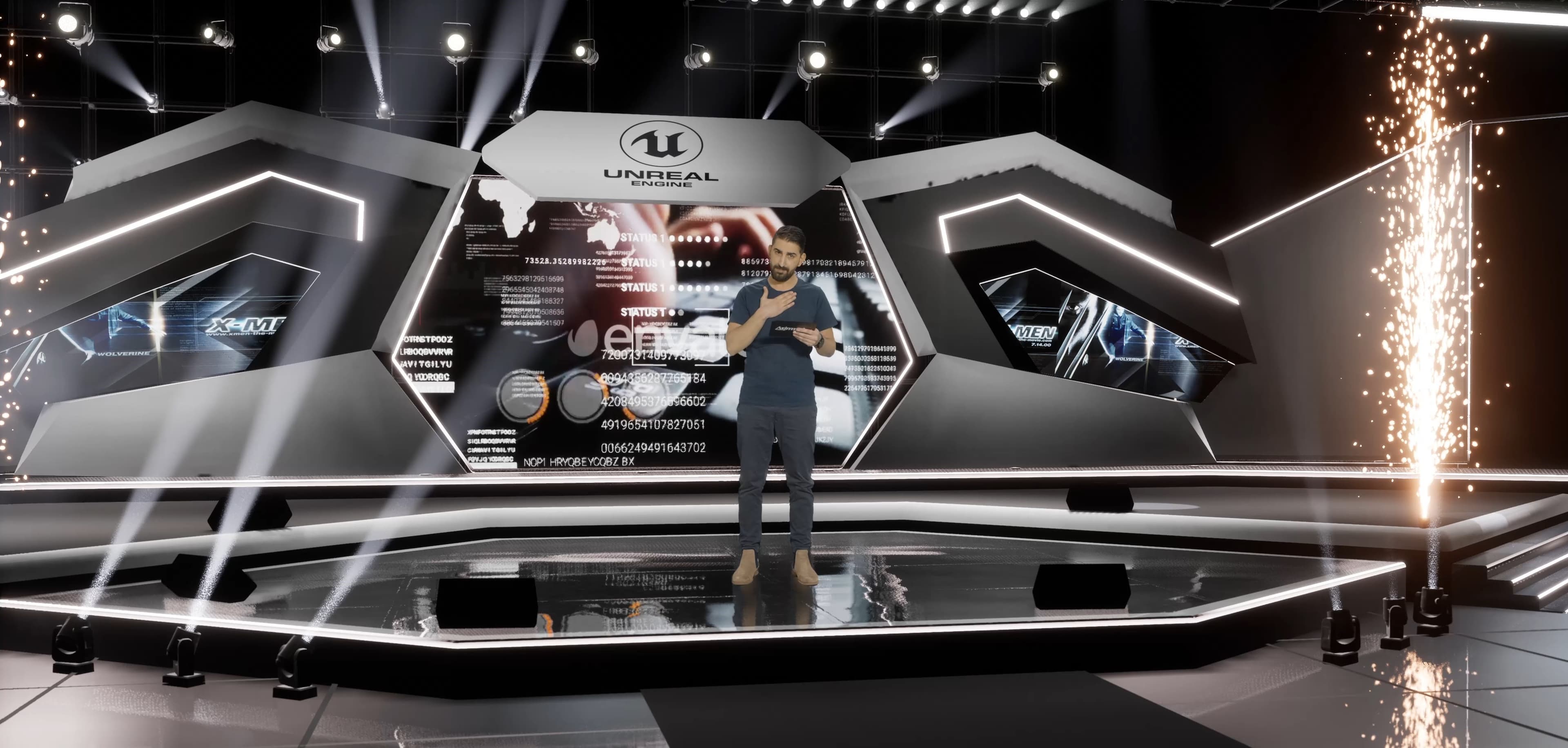 STAGE Z8IPW | DMX Pyro | Unreal Engine Corporate Virtual Set-3