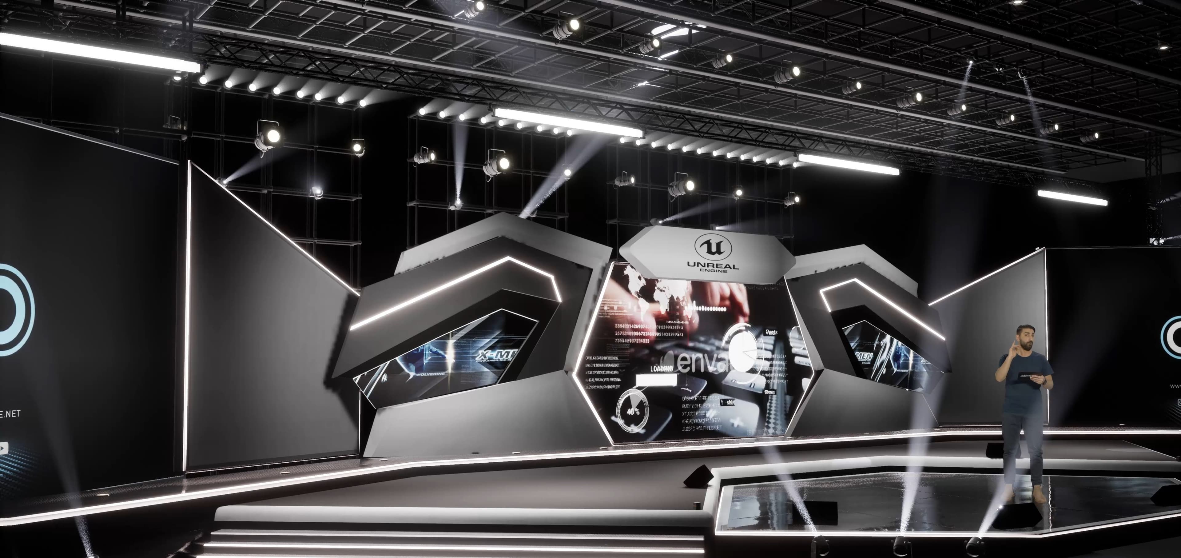 STAGE Z8IPW | DMX Pyro | Unreal Engine Corporate Virtual Set-4