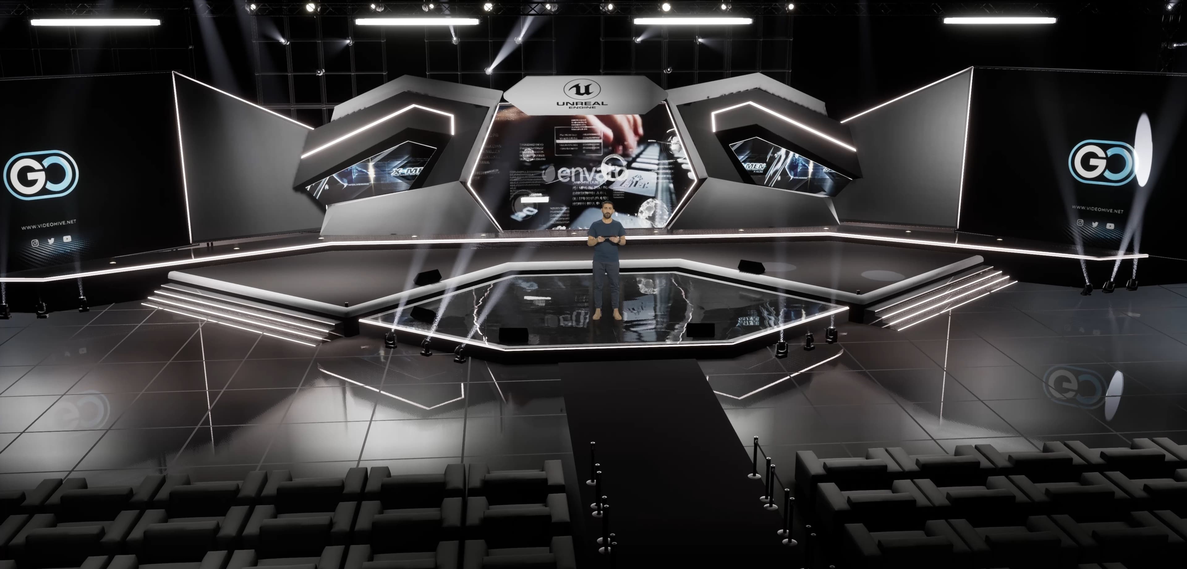 STAGE Z8IPW | DMX Pyro | Unreal Engine Corporate Virtual Set-5