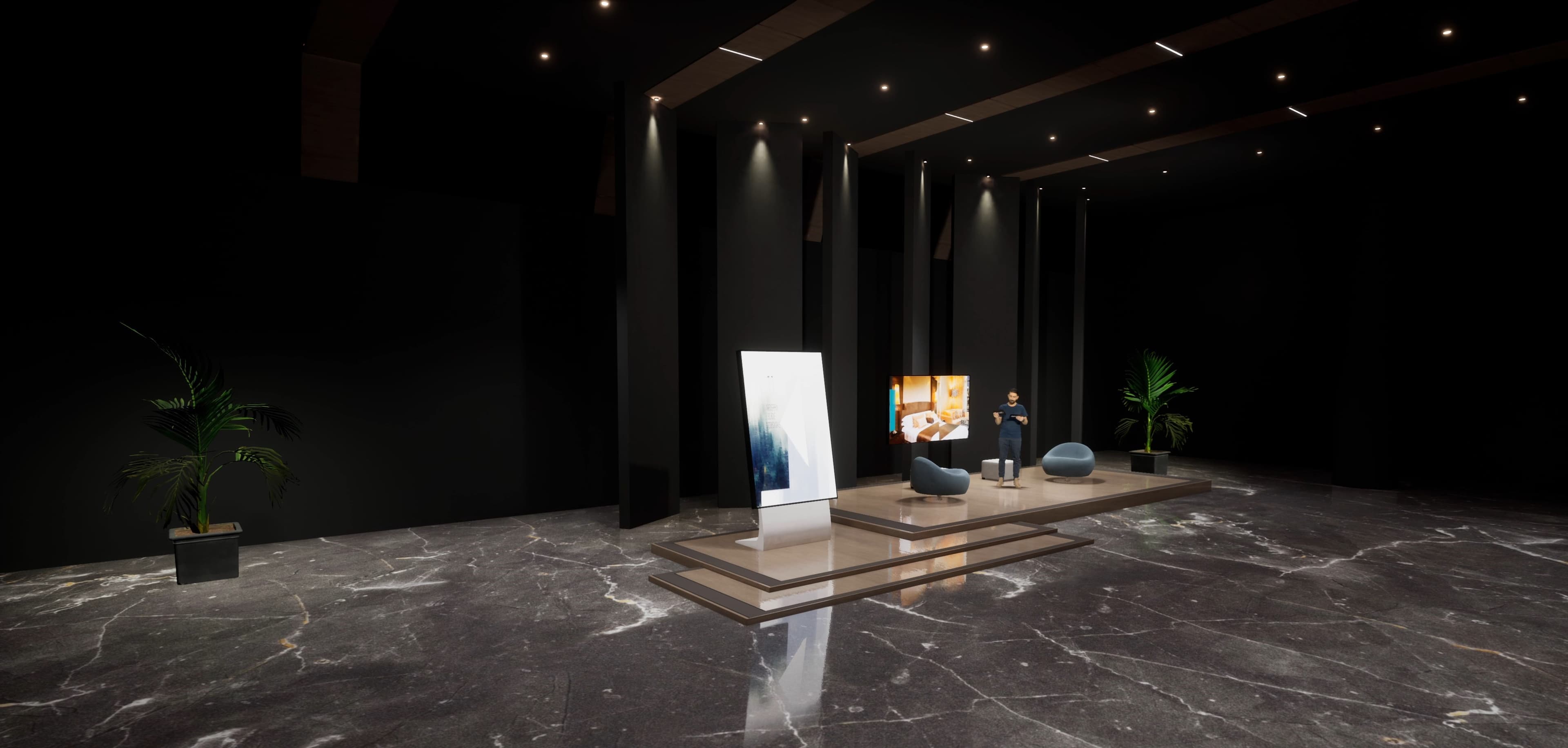 TALKSHOW ELIX21 | Unreal Engine Corporate Virtual Set-6