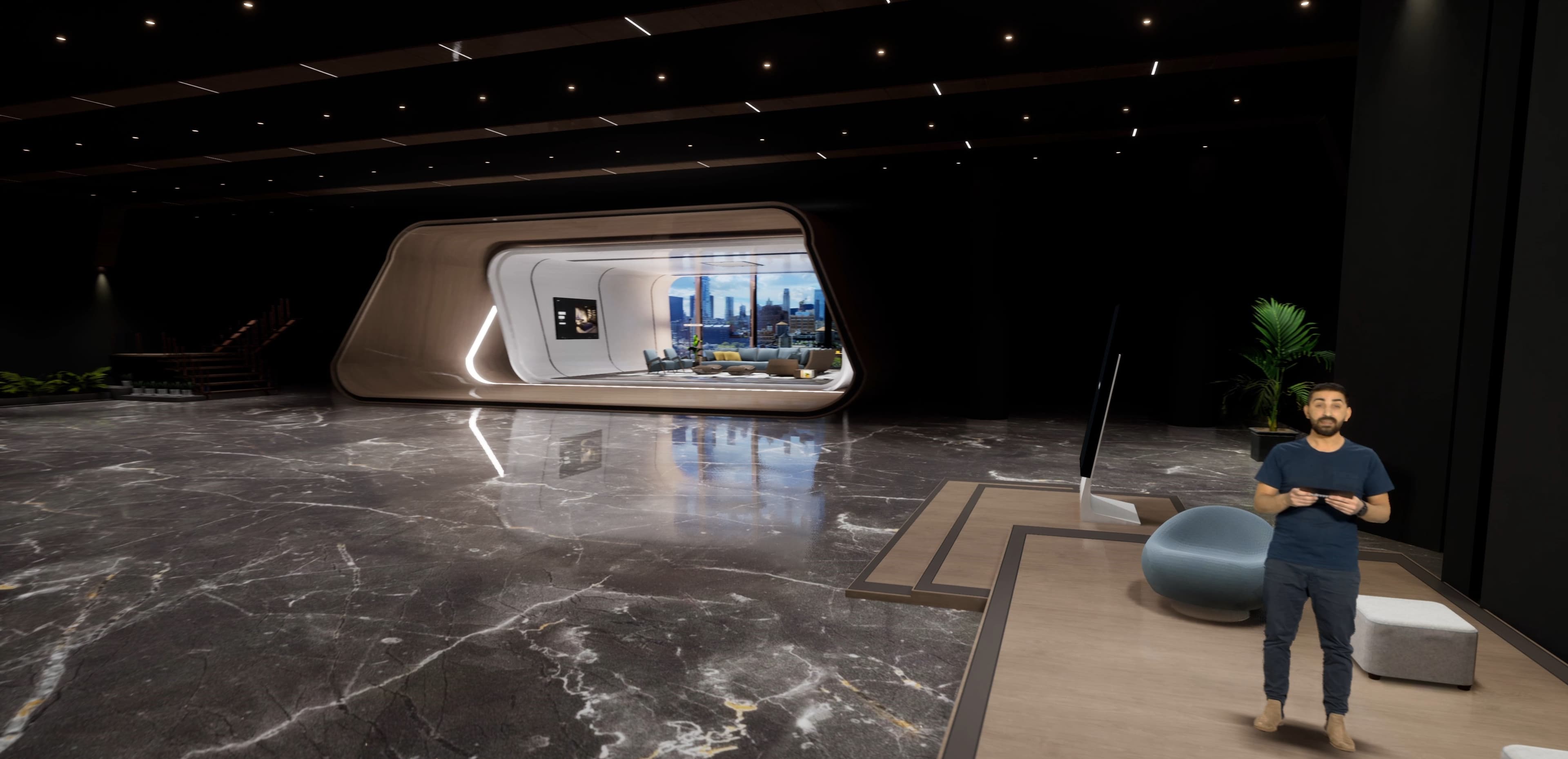 TALKSHOW ELIX21 | Unreal Engine Corporate Virtual Set-7